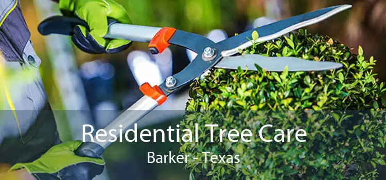 Residential Tree Care Barker - Texas